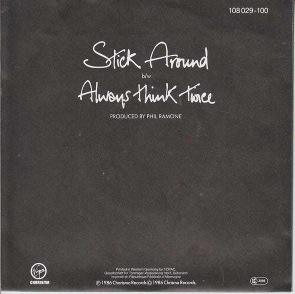 Julian Lennon : Stick Around (7", Single)