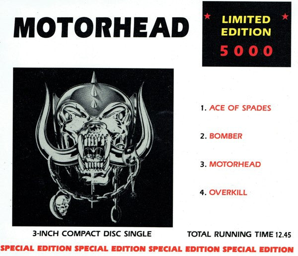 Motörhead : Motorhead (CD, Mini, Single, Comp, Ltd, S/Edition)