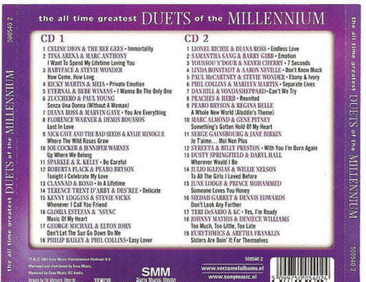 Various : The All Time Greatest Duets Of The Millenium (2xCD, Comp)