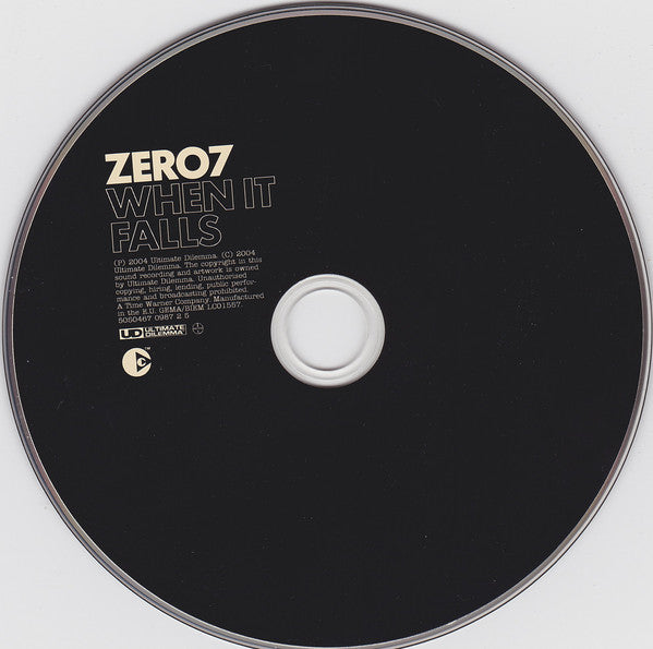 Zero 7 : When It Falls (CD, Album, Copy Prot.)