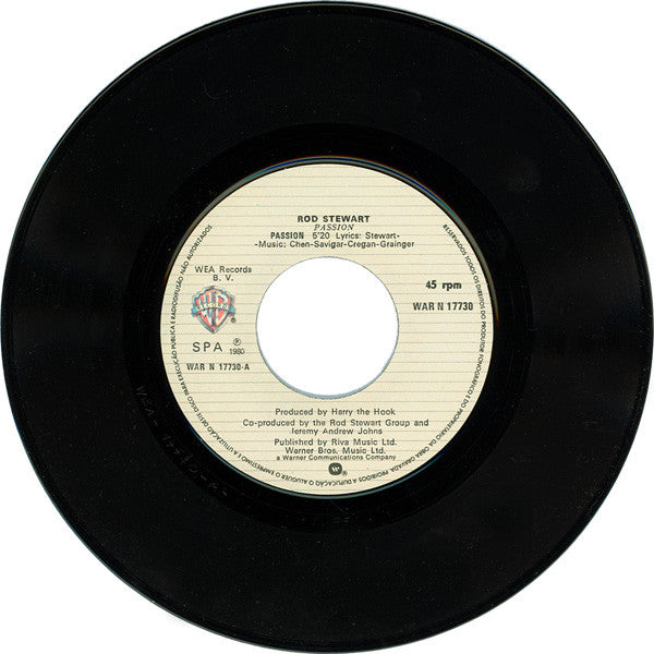 Rod Stewart : Passion (7", Single)