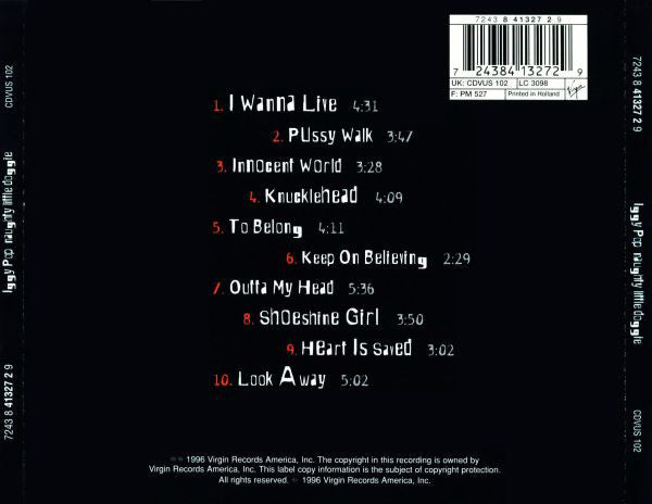 Iggy Pop : Naughty Little Doggie (CD, Album)