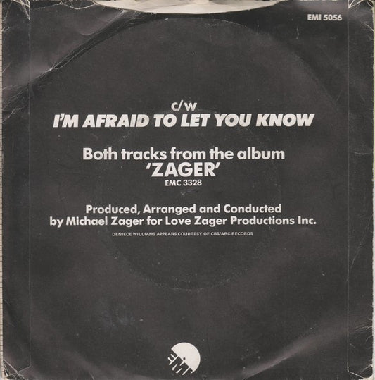 The Michael Zager Band With Deniece Williams : Time Heals Every Wound (7")