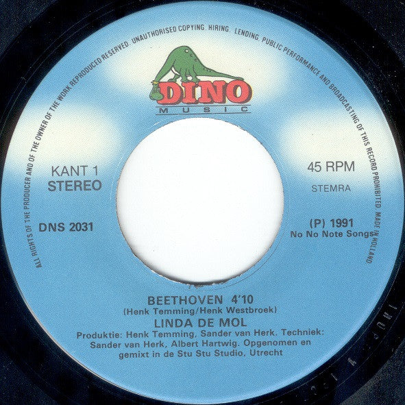Linda De Mol : Beethoven (7", Single)