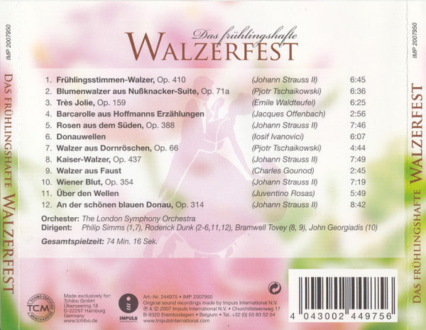 London Symphony Orchestra : Das Frühlingshafte Walzerfest (CD, Comp)