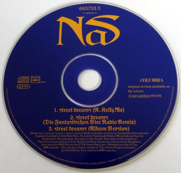 Nas : Street Dreams (The Remixes) (CD, Maxi)
