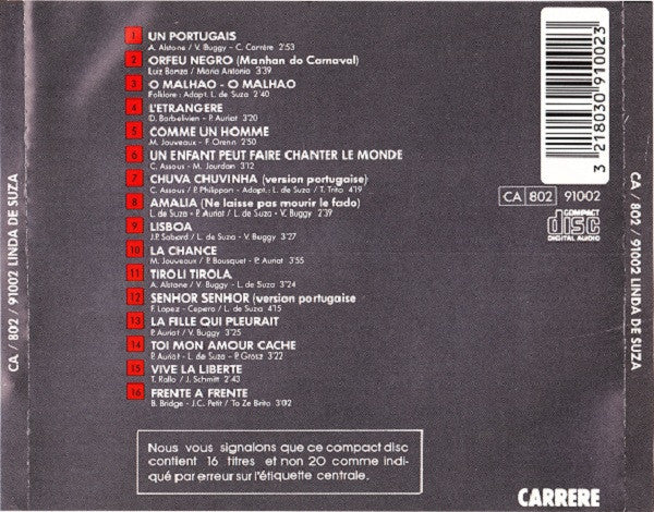 Linda De Suza : Linda De Suza (CD, Comp)