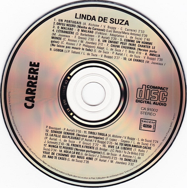 Linda De Suza : Linda De Suza (CD, Comp)