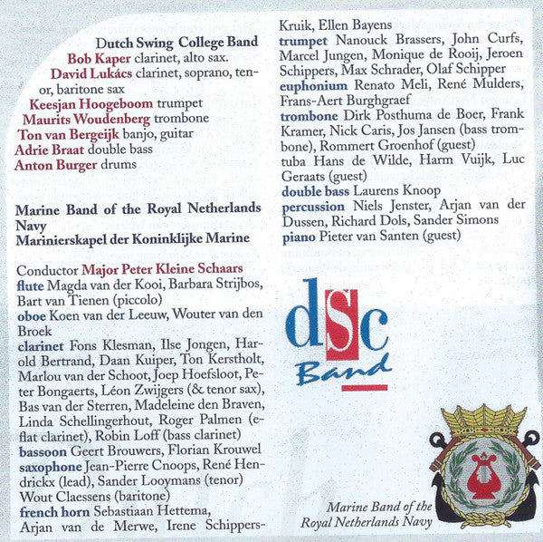 De Marinierskapel der Koninklijke Marine, The Dutch Swing College Band : When The Swing Marches On (SACD)