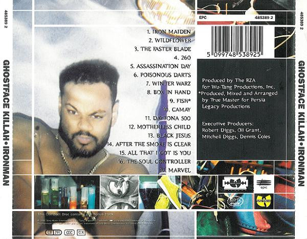 Ghostface Killah Featuring Raekwon And Cappadonna : Ironman (CD, Album)