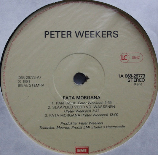 Peter Weekers : Fata Morgana (LP, Album)