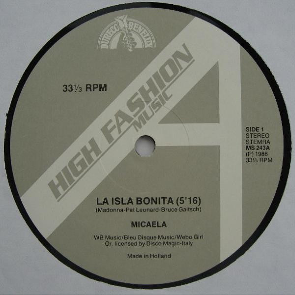Micaela : La Isla Bonita (12")
