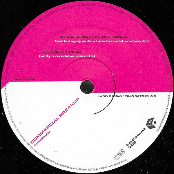 Commercial Breakup : Superman (12")
