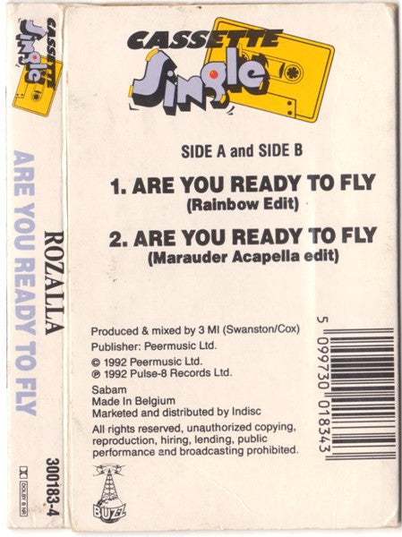 Rozalla : Are You Ready To Fly (Cass, Single)