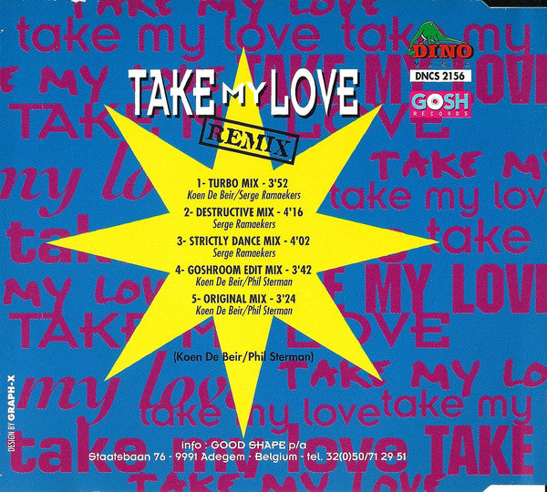 Good Shape : Take My Love (Remix) (CD, Maxi)
