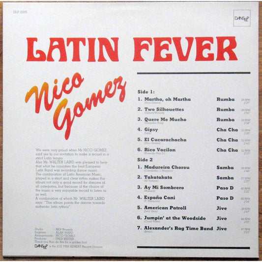Nico Gomez : Latin Fever (LP, Album)
