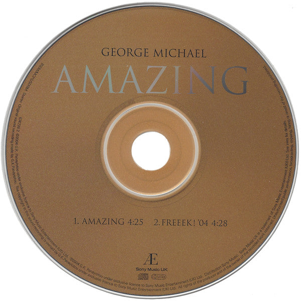 George Michael : Amazing (CD, Single)