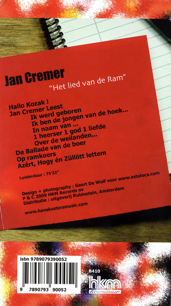 Jan Cremer : "Het Lied Van De Ram" (CD)