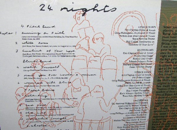 Eric Clapton : 24 Nights (Laserdisc, 12", NTSC, CLV)