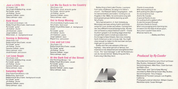 Bobby King & Terry Evans : Live And Let Live! (CD, Album)