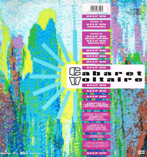 Cabaret Voltaire : Keep On (12")