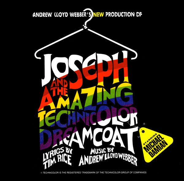 Andrew Lloyd Webber, Tim Rice Starring Michael Damian : Andrew Lloyd Webber's New Production Of: Joseph And The Amazing Technicolor Dreamcoat (U.S. Cast) (CD, Album, RP)