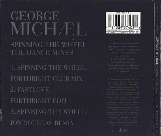 George Michael : Spinning The Wheel (The Dance Mixes) (CD, Single, Dig)