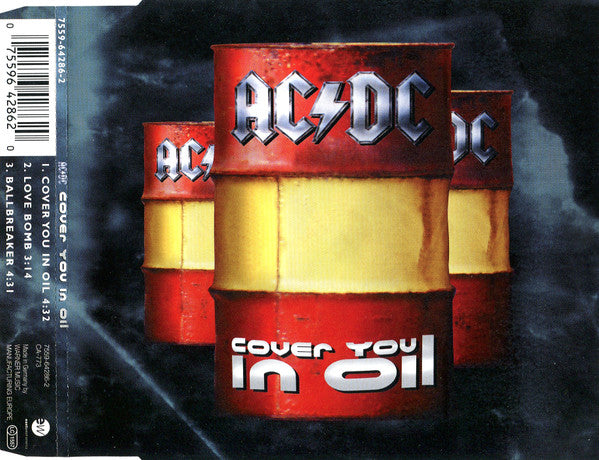 AC/DC : Cover You In Oil (CD, Single)