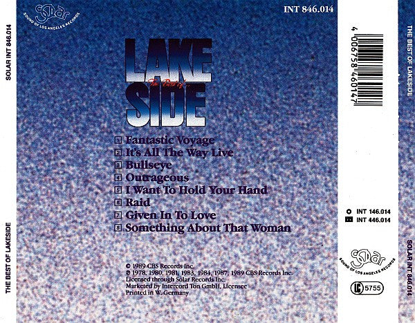 Lakeside : The Best Of Lakeside (CD, Comp)