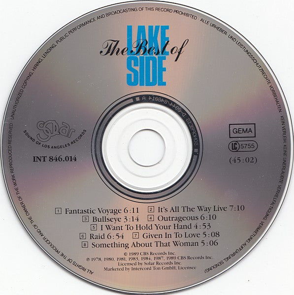 Lakeside : The Best Of Lakeside (CD, Comp)