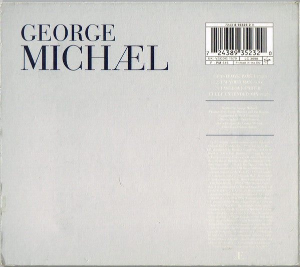 George Michael : Fastlove (CD, Single, Dig)