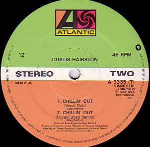 Curtis Hairston : Chillin' Out (Remix) (12")