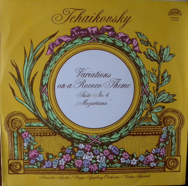 Pyotr Ilyich Tchaikovsky - Stanislav Apolín / The Prague Symphony Orchestra / Václav Smetáček : Variations On A Rococo Theme / Suite No. 4, „Mozartiana“ (LP, Album)