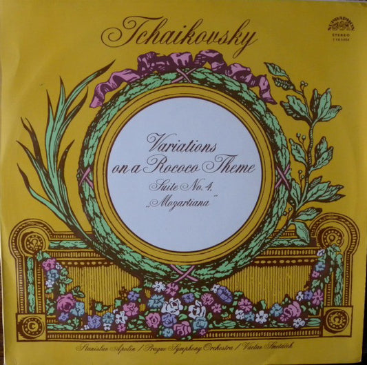 Pyotr Ilyich Tchaikovsky - Stanislav Apolín / The Prague Symphony Orchestra / Václav Smetáček : Variations On A Rococo Theme / Suite No. 4, „Mozartiana“ (LP, Album)