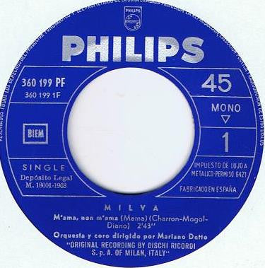 Milva : Me Ama No Me Ama (M'Ama Non M'Ama) (7")