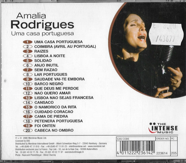 Amalia Rodrigues* : Uma Casa Portuguesa (CD, Comp)