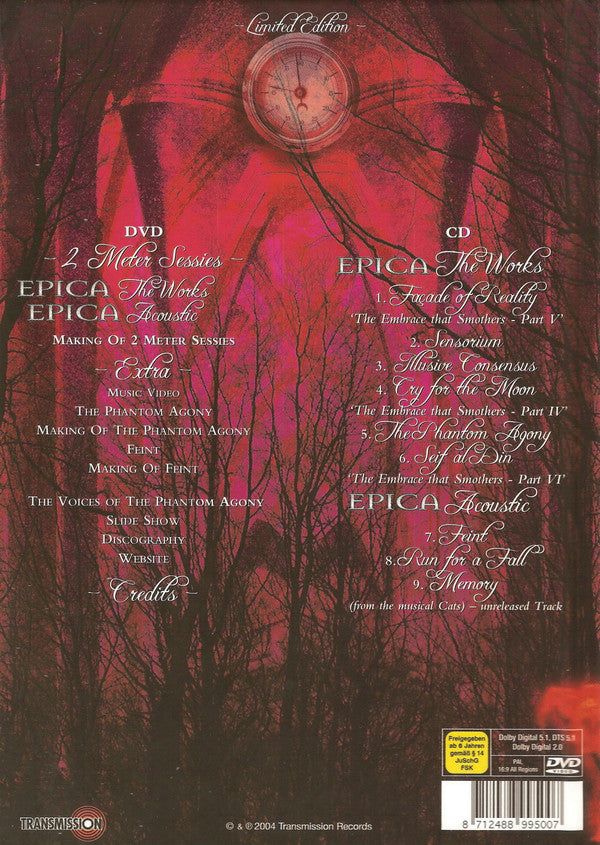 Epica (2) : We Will Take You With Us (DVD-V, PAL + CD, Album + Dlx, Ltd, Eco)