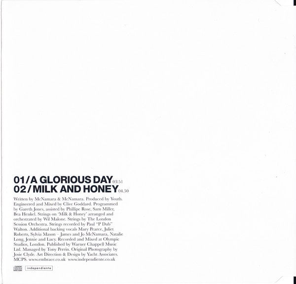 Embrace : A Glorious Day (CD, Single, CD1)