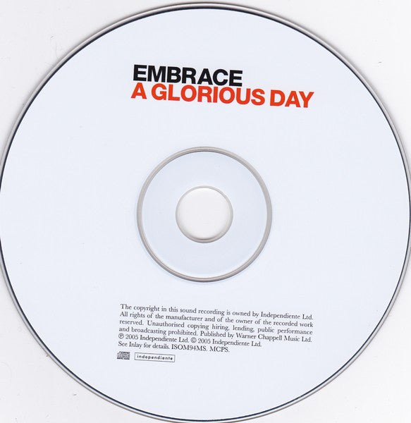 Embrace : A Glorious Day (CD, Single, CD1)