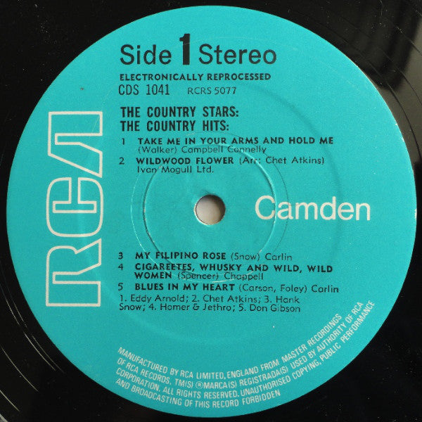 Various : The Country Stars, The Country Hits (LP, Comp)