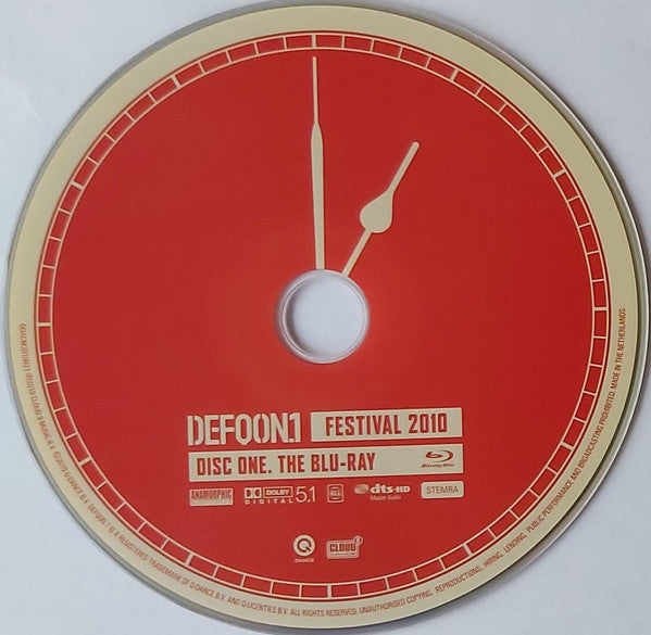 Various : No Time To Waste - DefQon.1 Festival 2010 Live (Blu-ray + DVD-V, PAL + CD, Comp, Mixed + Ltd, Dig)