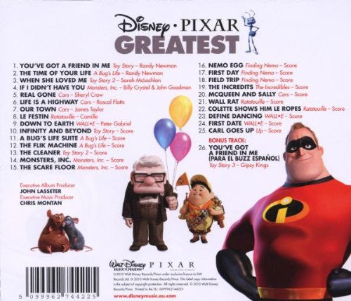 Various : Disney Pixar Greatest (CD, Comp)