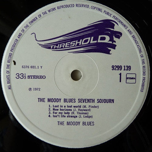 The Moody Blues : Seventh Sojourn (LP, Album, Gat)