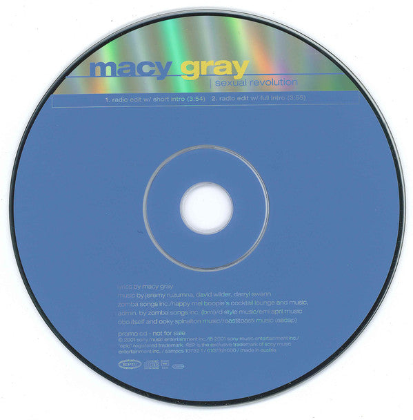 Macy Gray : Sexual Revolution (CD, Single, Promo)
