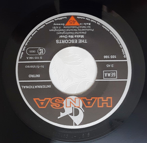 The Escorts : Make Me Over (7", Single)