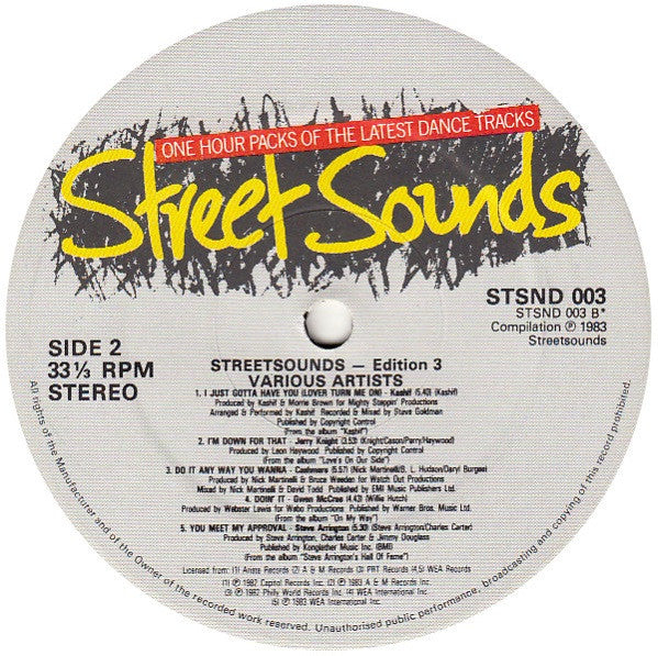 Various : Street Sounds Edition 3 (LP, Comp)