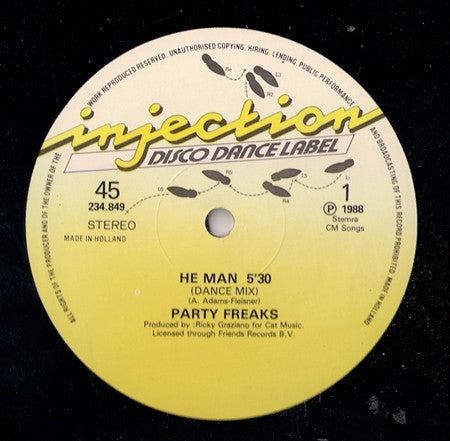 Party Freaks (2) : He Man (12", Maxi)