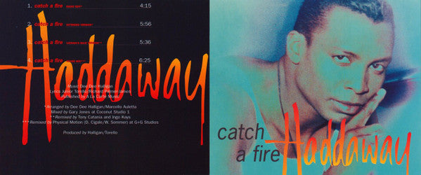 Haddaway : Catch A Fire (CD, Maxi)