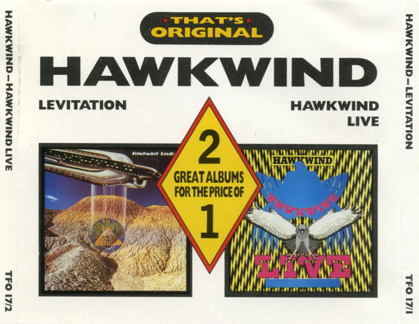 Hawkwind : Levitation / Hawkwind Live (CD, Album, RE + CD, Album, RE + Comp)