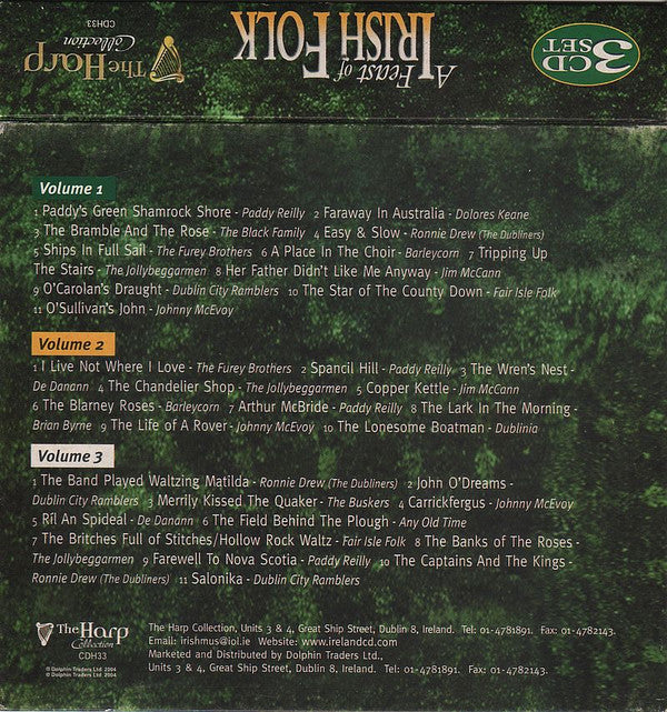 Various : A Feast of Irish Folk (3xCD, Comp)